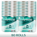 Bulk Buy 80 Pack Quilted Loo Rolls | Leaora Essence Toilet Paper