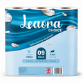 Leaora Choice Premium 3-Ply Quilted Bath Tissue | 9-Roll Pack
