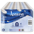 Mega Bulk 96 Pack Leaora Select | 3-Ply Quilted Toilet Rolls