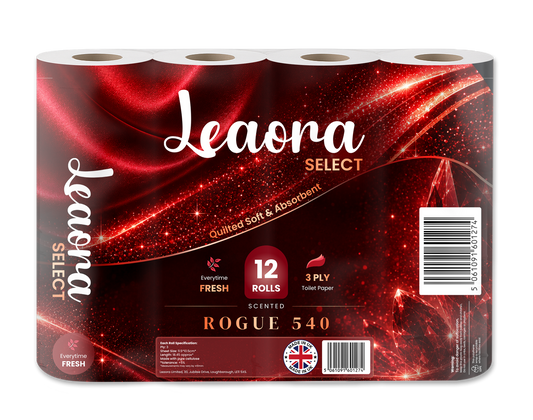 Leaora Select Baccarat Rouge 540 3 Ply Toilet Rolls – 48 Rolls (Pack of 12 x 4)