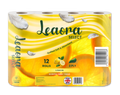Leaora Select Lemon 3 Ply Toilet Rolls – 60 Rolls (Pack of 12 x 5)