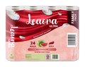 Leaora Ultra Watermelon 3 Ply Toilet Rolls – 120 Rolls (Pack of 24 x 5)