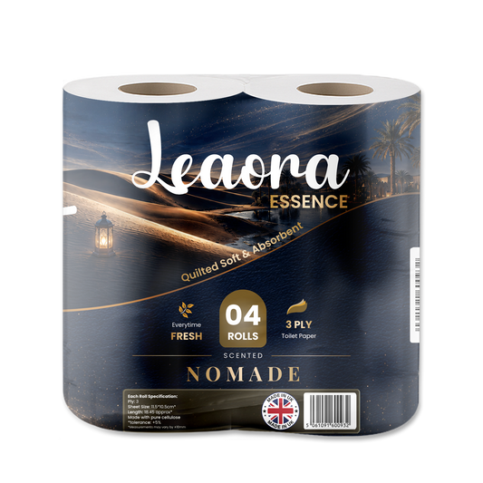 Leaora Essence Ombre Nomade 3 Ply Toilet Rolls – 4 Rolls (Pack of 4 x 1)