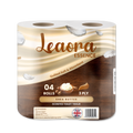 Leaora Essence Shea Butter 3 Ply Toilet Rolls – 40 Rolls (Pack of 4 x 10)