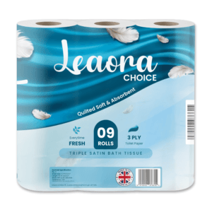 Leaora Choice 3 Ply Toilet Tissue Rolls Quilted Luxury