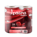 Leaora Essence Rose 3 Ply Toilet Tissue Rolls Scented Quilted Luxury Tissue Rolls
