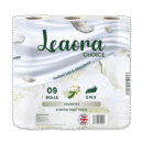 Leaora Choice Jasmine 3 Ply Toilet Tissue Rolls Scented Quilted Luxury Tissue Rolls