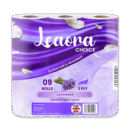 Leaora Choice Lavender 3 Ply Toilet Tissue Rolls Scented Quilted Luxury Tissue Rolls