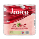 Leaora Choice Watermelon 3 Ply Toilet Tissue Rolls Scented Quilted Luxury Tissue Rolls