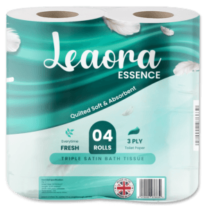 Leaora Essence 3 Ply Toilet Tissue Rolls Quilted Luxury Tissue Rolls